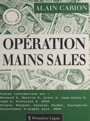 cover image of Opération mains sales
